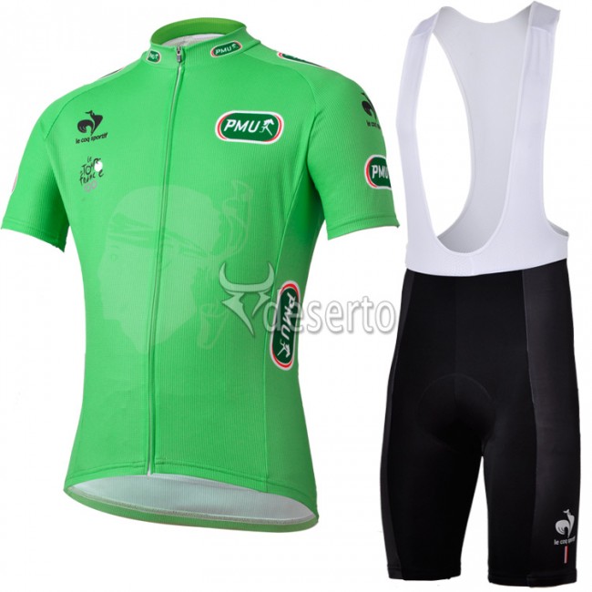 Tour de France Groene trui Fietspakken Fietsshirt Korte+Korte koersbroeken Bib 1362 Tour de France Groene trui Fietspakken Fietsshirt Korte+Korte koersbroeken Bib 1362