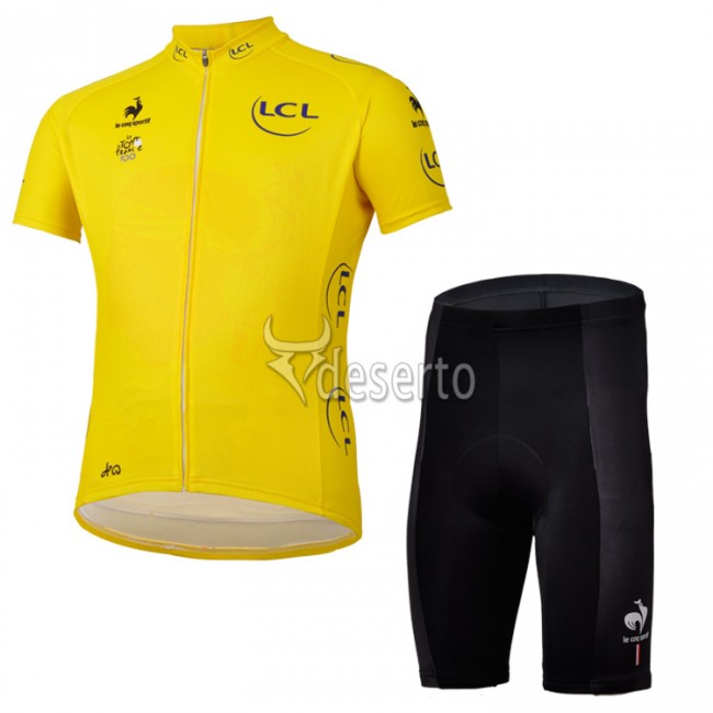 Tour de France gele trui Fietskleding Fietsshirt Korte Mouwen+Fietsbroek Korte zeem 1367 Tour de France gele trui Fietskleding Fietsshirt Korte Mouwen+Fietsbroek Korte zeem 1367