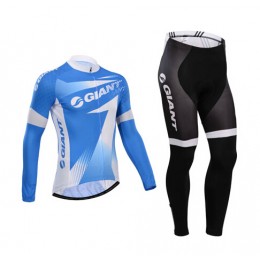 Giant 2014 Fietskleding Fietsshirt lange mouw+lange fietsbroeken Blauw 1073 Giant 2014 Fietskleding Fietsshirt lange mouw+lange fietsbroeken Blauw 1073