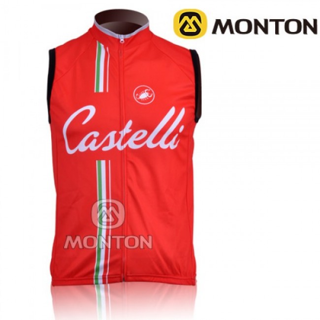 2011 CASTELLI rood Fietsshirt Zonder Mouwen 3977 2011 CASTELLI rood Fietsshirt Zonder Mouwen 3977