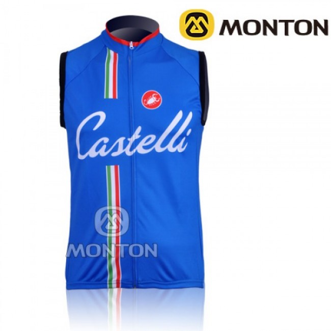 2011 CASTELLI blauw Fietsshirt Zonder Mouwen 3976 2011 CASTELLI blauw Fietsshirt Zonder Mouwen 3976