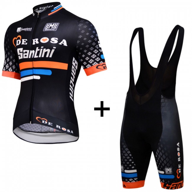 2015 De Rosa Santini Fietskleding Set Fietsshirt Korte Mouwen+Fietsbroek Bib Korte 2131 2015 De Rosa Santini Fietskleding Set Fietsshirt Korte Mouwen+Fietsbroek Bib Korte 2131