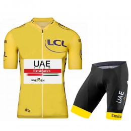 UAE EMIRATES 2020 Tour De France Polka Dot Fietskleding Fietsshirt Korte Mouw+Korte Fietsbroeken 2059 UAE EMIRATES 2020 Tour De France Polka Dot Fietskleding Fietsshirt Korte Mouw+Korte Fietsbroeken 2059