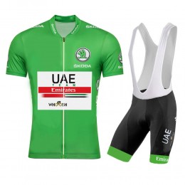 UAE EMIRATES 2020 Tour De France groen Fietskleding Wielershirt Korte Mouw+Korte Fietsbroeken Bib 2064 UAE EMIRATES 2020 Tour De France groen Fietskleding Wielershirt Korte Mouw+Korte Fietsbroeken Bib 2064