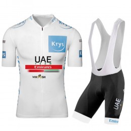 UAE EMIRATES 2020 Tour De France wit Fietskleding Wielershirt Korte Mouw+Korte Fietsbroeken Bib 2071 UAE EMIRATES 2020 Tour De France wit Fietskleding Wielershirt Korte Mouw+Korte Fietsbroeken Bib 2071