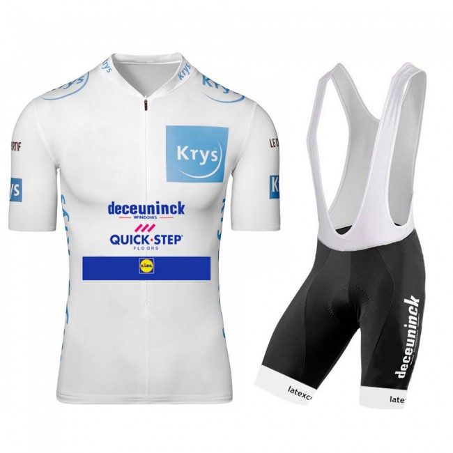 DECEUNINCK QUICK-STEP 2020 Tour De France wit Fietskleding Fietsshirt Korte Mouw+Korte Fietsbroeken Bib 2016 DECEUNINCK QUICK-STEP 2020 Tour De France wit Fietskleding Fietsshirt Korte Mouw+Korte Fietsbroeken Bib 2016