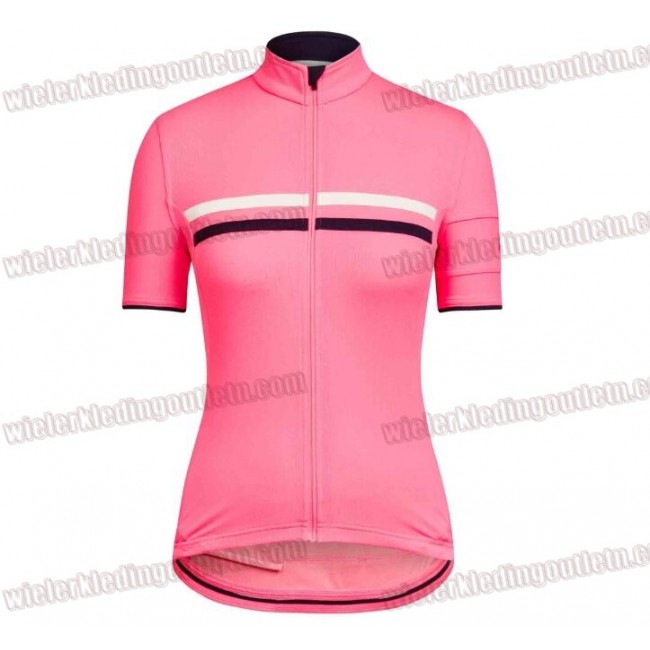 RAPHA BREVET rose Dame Fietsshirt Korte Mouw 33nl10096 RAPHA BREVET rose Dame Fietsshirt Korte Mouw 33nl10096