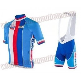 Czech Team Fietskleding Set wielershirt korte mouwen+koersbroek kort Bib 33nl10168 Czech Team Fietskleding Set wielershirt korte mouwen+koersbroek kort Bib 33nl10168