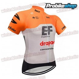 2018 Cannondale Education First-Drapac Orange Fietsshirt Korte Mouw 33nl10049 2018 Cannondale Education First-Drapac Orange Fietsshirt Korte Mouw 33nl10049
