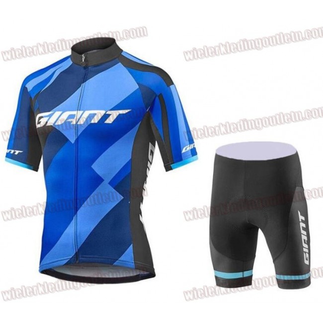 2018 Giant Elevate blauw Fietskleding Set wielershirt korte mouwen+koersbroek kort 33nl10037 2018 Giant Elevate blauw Fietskleding Set wielershirt korte mouwen+koersbroek kort 33nl10037