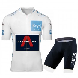 Ineos Grenadier 2020 Tour De France wit Fietskleding Fietsshirt Korte Mouw+Korte Fietsbroeken 2045 Ineos Grenadier 2020 Tour De France wit Fietskleding Fietsshirt Korte Mouw+Korte Fietsbroeken 2045