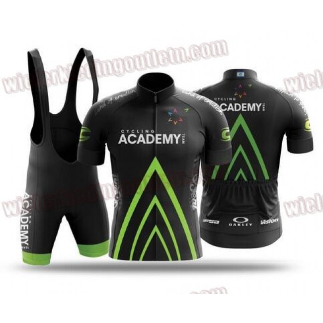 ISRAEL CYCLING ACADEMY zwart Fietskleding Set wielershirt korte mouwen+koersbroek kort Bib 33nl10029 ISRAEL CYCLING ACADEMY zwart Fietskleding Set wielershirt korte mouwen+koersbroek kort Bib 33nl10029