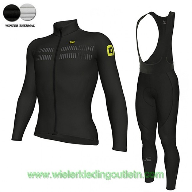 2018 Ale N3 Winter Fietskleding Wielershirt lange mouw+Lange fietsbroeken Bib 457YZBL 2018 Ale N3 Winter Fietskleding Wielershirt lange mouw+Lange fietsbroeken Bib 457YZBL