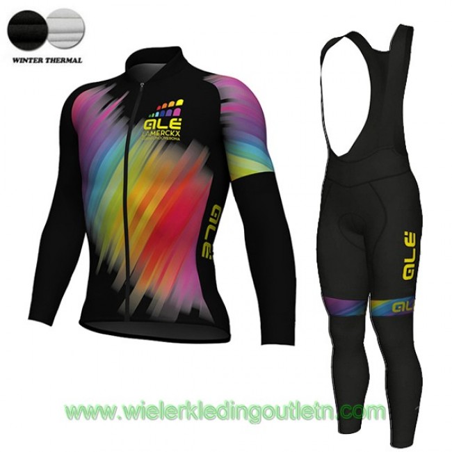 2018 Ale N6 Winter Fietskleding Wielershirt lange mouw+Lange fietsbroeken Bib 990WYPV 2018 Ale N6 Winter Fietskleding Wielershirt lange mouw+Lange fietsbroeken Bib 990WYPV