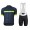 2020 BONTRAGER Circuit LTD Fietskleding Wielershirt Korte Mouw+Korte Fietsbroeken Bib Blauw Geel 7XFSM 7XFSM