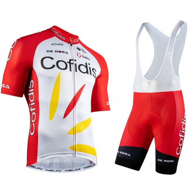 2020 COFIDIS SOLUTIONS CREDITS Fietskleding Wielershirt Korte Mouw+Korte Fietsbroeken Bib HA36G HA36G 2020 COFIDIS SOLUTIONS CREDITS Fietskleding Wielershirt Korte Mouw+Korte Fietsbroeken Bib HA36G HA36G