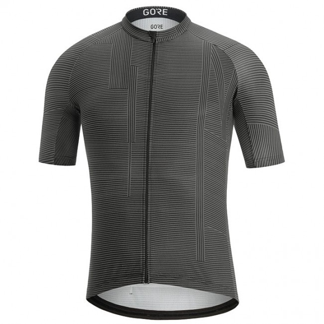 GORE WEAR GORE C3 Line Brand Fietsshirt Korte Mouw Gris Zwart 2577K 2577K GORE WEAR GORE C3 Line Brand Fietsshirt Korte Mouw Gris Zwart 2577K 2577K