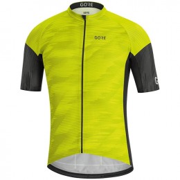 GORE WEAR GORE C3 Knit Fietsshirt Korte Mouw Zwart Geel 3CIPN 3CIPN GORE WEAR GORE C3 Knit Fietsshirt Korte Mouw Zwart Geel 3CIPN 3CIPN