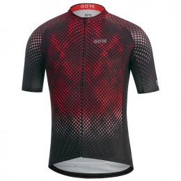 GORE WEAR GORE C3 Energia Fietsshirt Korte Mouw Zwart Rood FC4BA FC4BA GORE WEAR GORE C3 Energia Fietsshirt Korte Mouw Zwart Rood FC4BA FC4BA
