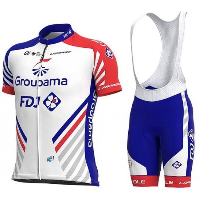 2020 GROUPAMA-FDJ Fietskleding Wielershirt Korte Mouw+Korte Fietsbroeken Bib Wit Blauw Rood M6QDE M6QDE 2020 GROUPAMA-FDJ Fietskleding Wielershirt Korte Mouw+Korte Fietsbroeken Bib Wit Blauw Rood M6QDE M6QDE