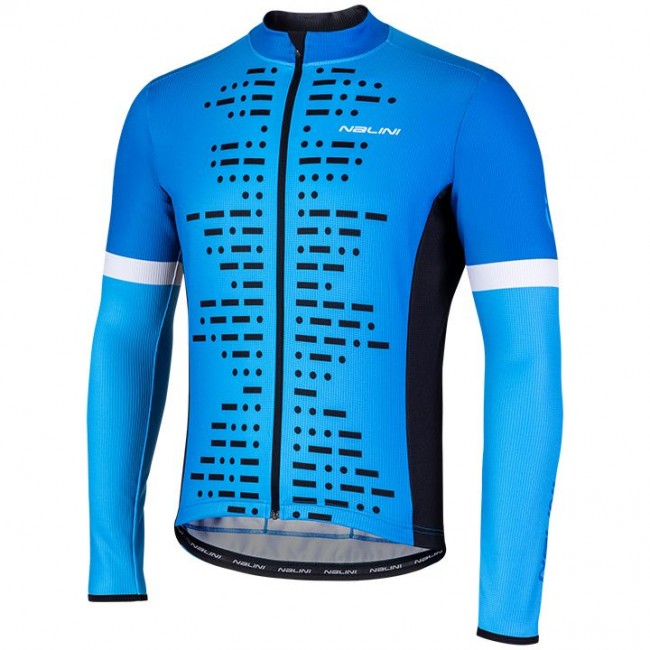 NALINI Fatica 20 Wielershirts lange mouw Zwart Blauw CTEPO CTEPO NALINI Fatica 20 Wielershirts lange mouw Zwart Blauw CTEPO CTEPO