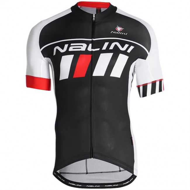 NALINI Firenze Fietsshirt Korte Mouw Zwart Rood DSMMG DSMMG NALINI Firenze Fietsshirt Korte Mouw Zwart Rood DSMMG DSMMG