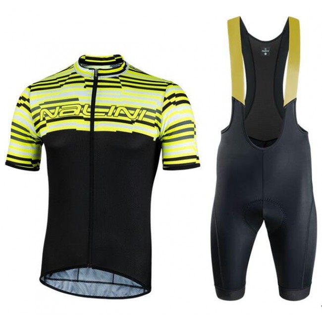 NALINI Chamonix 1924 Fietskleding Wielershirt Korte Mouw+Korte Fietsbroeken Bib Neon Geel Zwart ZVPPP ZVPPP NALINI Chamonix 1924 Fietskleding Wielershirt Korte Mouw+Korte Fietsbroeken Bib Neon Geel Zwart ZVPPP ZVPPP