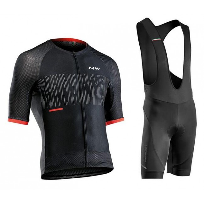 NORTHWAVE Storm Air Fietskleding Wielershirt Korte Mouw+Korte Fietsbroeken Bib Zwart Rood 1SSZQ 1SSZQ NORTHWAVE Storm Air Fietskleding Wielershirt Korte Mouw+Korte Fietsbroeken Bib Zwart Rood 1SSZQ 1SSZQ
