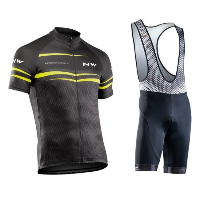 NORTHWAVE Origin Fietskleding Wielershirt Korte Mouw+Korte Fietsbroeken Bib Zwart Geel C1SB6 C1SB6 NORTHWAVE Origin Fietskleding Wielershirt Korte Mouw+Korte Fietsbroeken Bib Zwart Geel C1SB6 C1SB6
