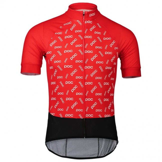 2020 POC Essential Road Logo Fietsshirt Korte Mouw Zwart Rood 1MIHE 1MIHE 2020 POC Essential Road Logo Fietsshirt Korte Mouw Zwart Rood 1MIHE 1MIHE