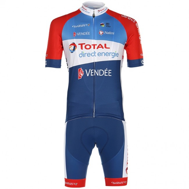 Team Total Direct Energie 2020 Wielerkleding Wielershirt Korte Mouw+Korte Fietsbroeken JIJZD JIJZD Team Total Direct Energie 2020 Wielerkleding Wielershirt Korte Mouw+Korte Fietsbroeken JIJZD JIJZD