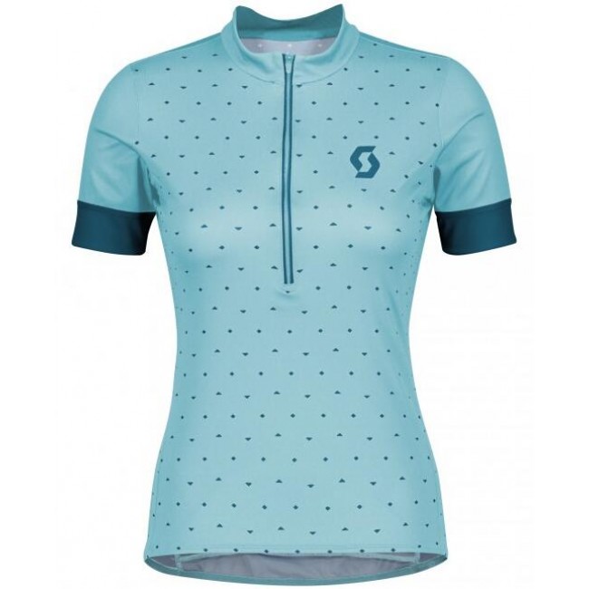 2020 Dames SCOTT Endurance 20 Fietsshirt Korte Mouw Blau 2020329 2020 Dames SCOTT Endurance 20 Fietsshirt Korte Mouw Blau 2020329