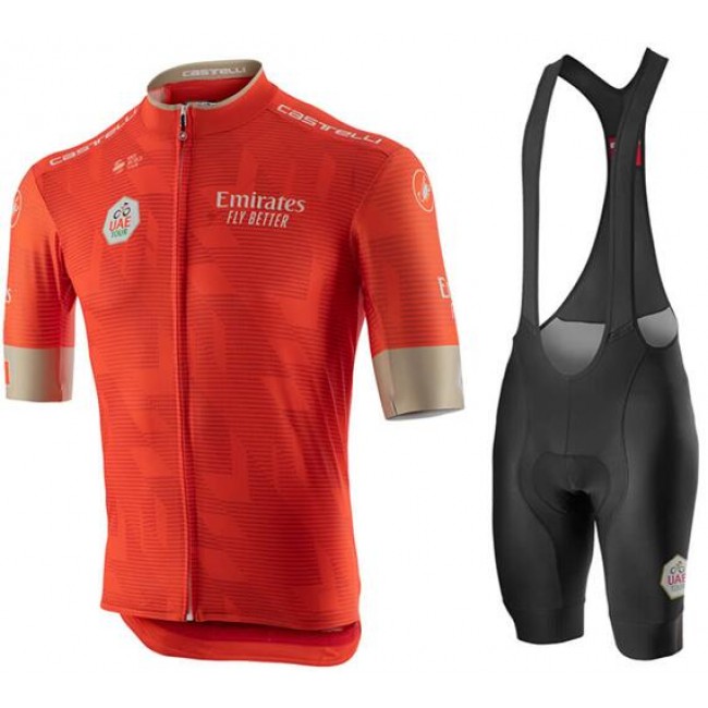 2020 UAE Tour Fietskleding Wielershirt Korte+Korte Fietsbroeken Bib Orange 2020111 2020 UAE Tour Fietskleding Wielershirt Korte+Korte Fietsbroeken Bib Orange 2020111