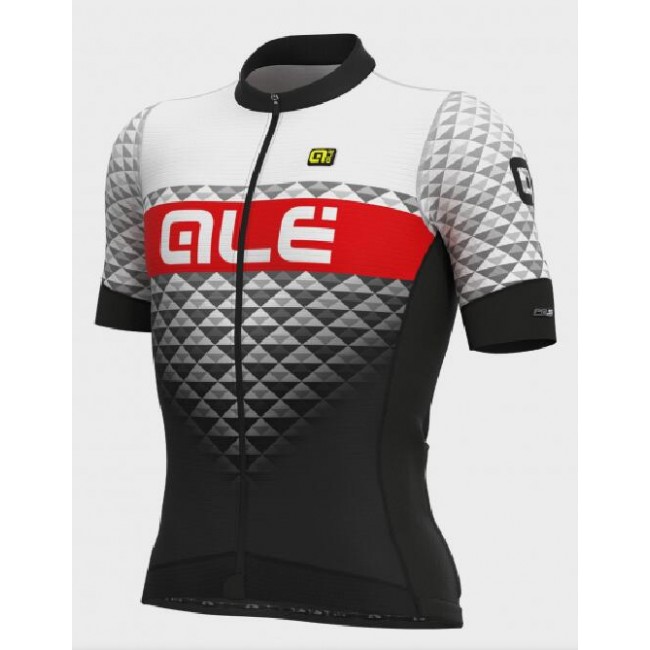 Ale PR-S Hexa Fietsshirt Korte Mouw zwart wit L13346719-02 2020153 Ale PR-S Hexa Fietsshirt Korte Mouw zwart wit L13346719-02 2020153
