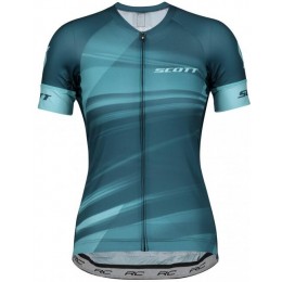Dames SCOTT RC Pro 2020 Fietsshirt Korte Mouw Blau 2020320 Dames SCOTT RC Pro 2020 Fietsshirt Korte Mouw Blau 2020320