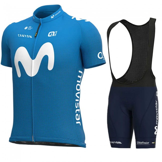 2021 Movistar Pro Team Fietskleding Fietsshirt Korte Mouw+Korte Fietsbroeken 976 2021 Movistar Pro Team Fietskleding Fietsshirt Korte Mouw+Korte Fietsbroeken 976