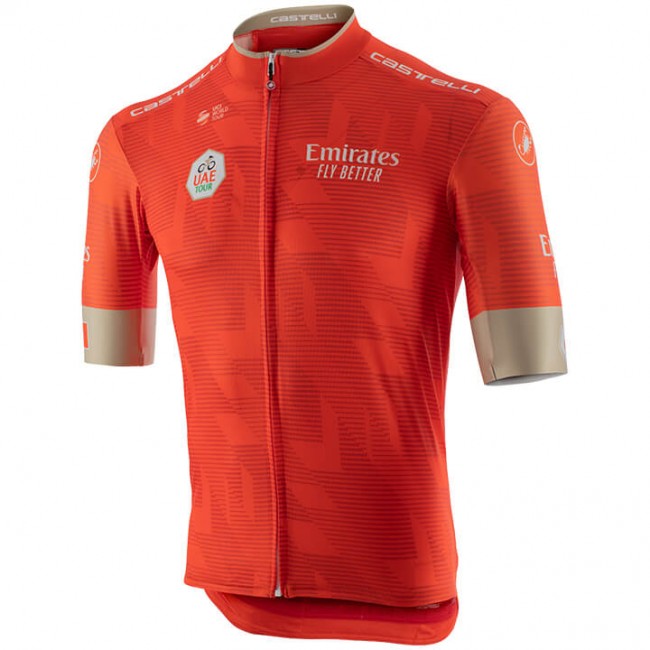 UAE Tour Fietskleding Fietsshirt Orange 2020 2020103 UAE Tour Fietskleding Fietsshirt Orange 2020 2020103