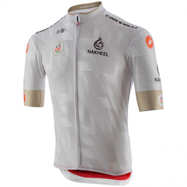 UAE Tour Fietskleding Fietsshirt wit 2020 2020104 UAE Tour Fietskleding Fietsshirt wit 2020 2020104