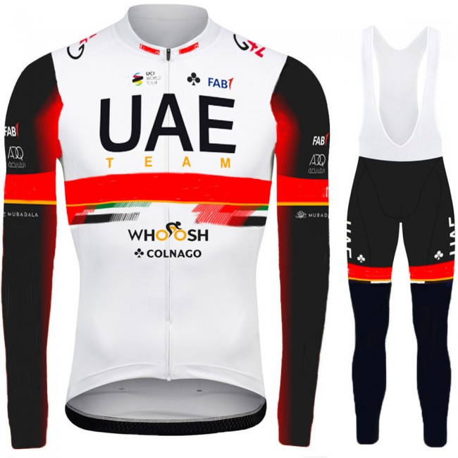 2021 UAE Emirates Pro Team Fietskleding Fietsshirt Lange Mouw+Lange Fietsbroek Bib 959 2021 UAE Emirates Pro Team Fietskleding Fietsshirt Lange Mouw+Lange Fietsbroek Bib 959