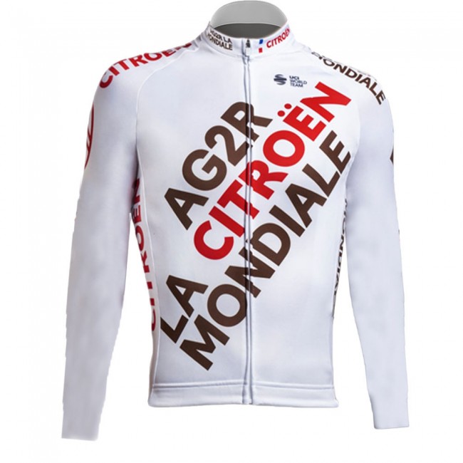 2021 Ag2r Mondiale Citroen Team Fietsshirt Lange Mouw 701 2021 Ag2r Mondiale Citroen Team Fietsshirt Lange Mouw 701