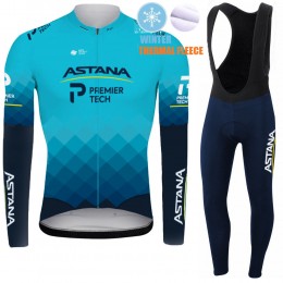 2021 Winter Fleece Astana Pro Team Fietskleding Fietsshirt Lange Mouw+Lange Fietsbroek Bib 741 2021 Winter Fleece Astana Pro Team Fietskleding Fietsshirt Lange Mouw+Lange Fietsbroek Bib 741