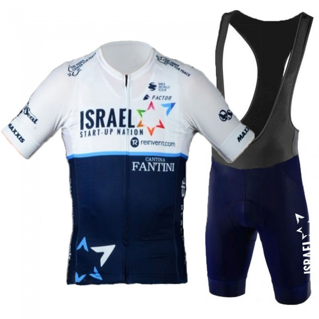 2021 Israel Start Up Nation Pro Team Fietskleding Fietsshirt Korte Mouw+Korte Fietsbroeken Bib 826 2021 Israel Start Up Nation Pro Team Fietskleding Fietsshirt Korte Mouw+Korte Fietsbroeken Bib 826