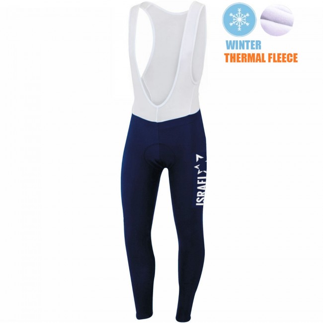 2021 Winter Fleece Israel Start Up Nation Pro Team Lange Fietsbroek Bib 836 2021 Winter Fleece Israel Start Up Nation Pro Team Lange Fietsbroek Bib 836