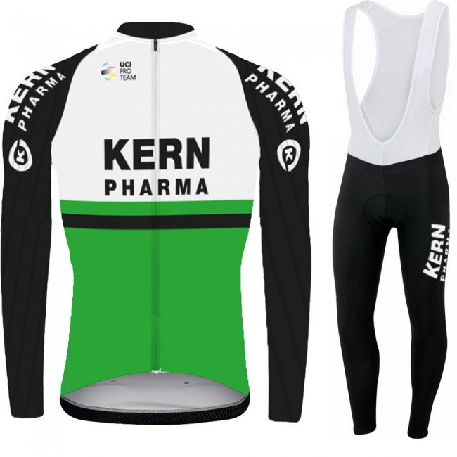 2021 kern pharma Pro Team Fietskleding Fietsshirt Lange Mouw+Lange Fietsbroek Bib 990 2021 kern pharma Pro Team Fietskleding Fietsshirt Lange Mouw+Lange Fietsbroek Bib 990
