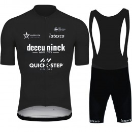2021 Deceuninck quick step Black Pro Team Fietskleding Fietsshirt Korte Mouw+Korte Fietsbroeken Bib 933 2021 Deceuninck quick step Black Pro Team Fietskleding Fietsshirt Korte Mouw+Korte Fietsbroeken Bib 933