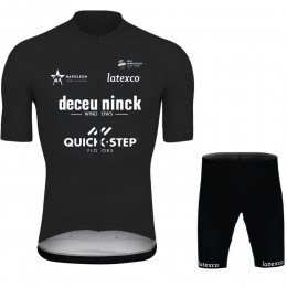 2021 Deceuninck quick step Black Pro Team Fietskleding Fietsshirt Korte Mouw+Korte Fietsbroeken 934 2021 Deceuninck quick step Black Pro Team Fietskleding Fietsshirt Korte Mouw+Korte Fietsbroeken 934