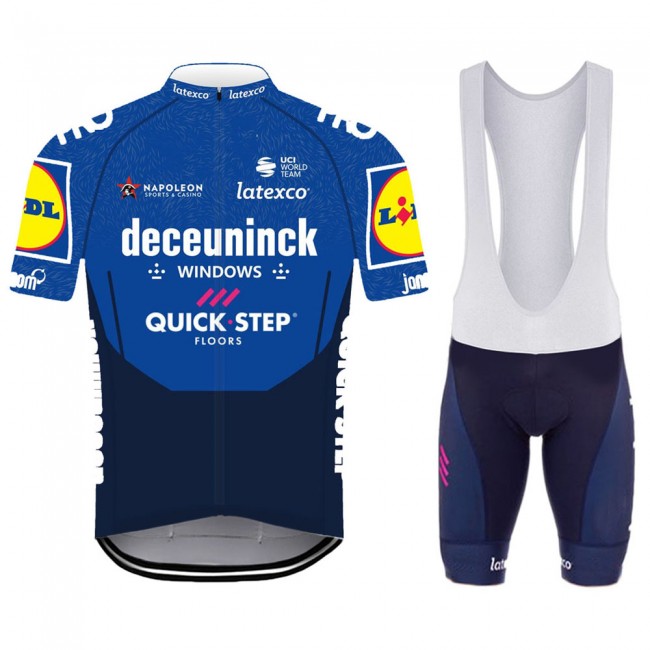2021 Deceuninck quick step Pro Team Fietskleding Fietsshirt Korte Mouw+Korte Fietsbroeken Bib 912 2021 Deceuninck quick step Pro Team Fietskleding Fietsshirt Korte Mouw+Korte Fietsbroeken Bib 912