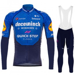 2021 Deceuninck quick step Pro Team Fietskleding Fietsshirt Lange Mouw+Lange Fietsbroek Bib 918 2021 Deceuninck quick step Pro Team Fietskleding Fietsshirt Lange Mouw+Lange Fietsbroek Bib 918
