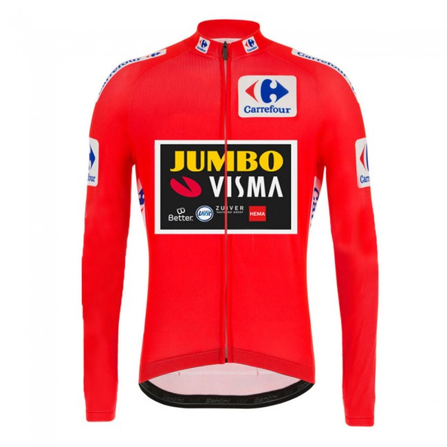 2021 Jumvo Visma Spanish Pro Team Fietsshirt Lange Mouw 873 2021 Jumvo Visma Spanish Pro Team Fietsshirt Lange Mouw 873