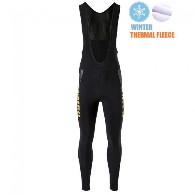 2021 Winter Fleece Jumvo Visma Spanish Pro Team Lange Fietsbroek Bib 875 2021 Winter Fleece Jumvo Visma Spanish Pro Team Lange Fietsbroek Bib 875